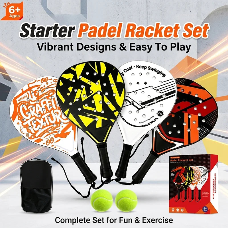 Beginner Control Padel Racket (Bundle)