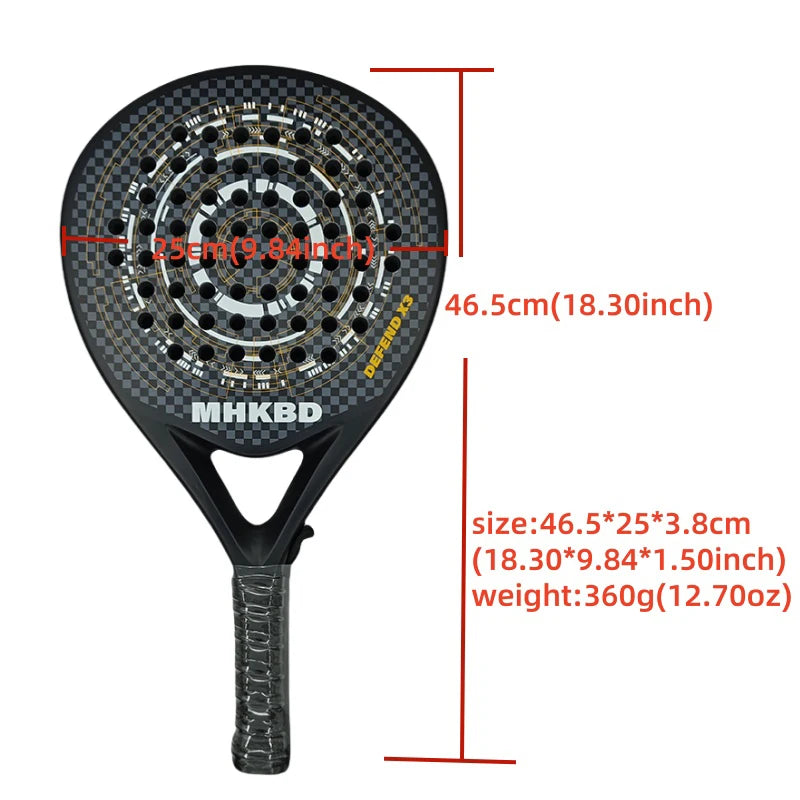 Premium Carbon Padel Racket