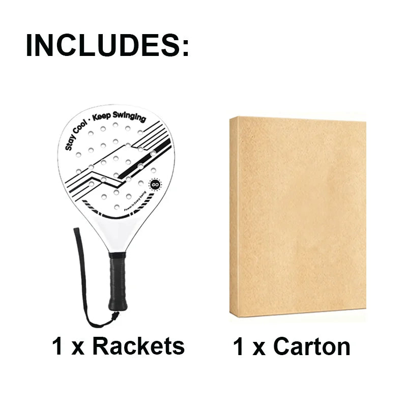 Beginner Control Padel Racket (Bundle)