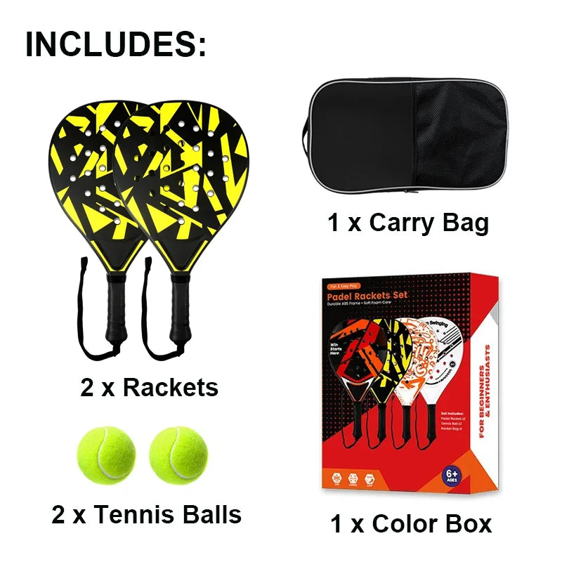 Beginner Control Padel Racket (Bundle)