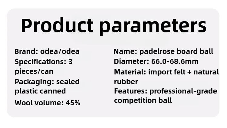 Odea Training Padel Balls
